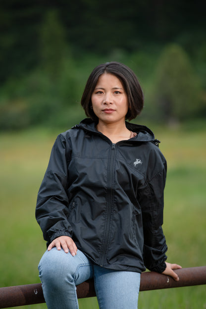 Unisex Windbreaker in Black