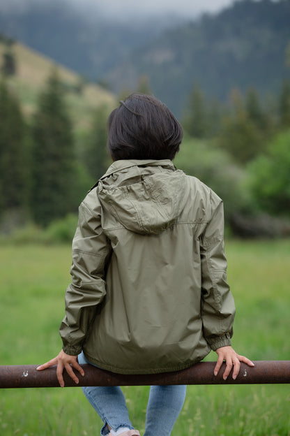 Unisex Windbreaker in Black