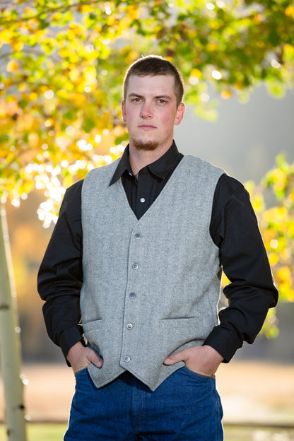 Men's Doc Holiday Wool Vest in Doc Holiday