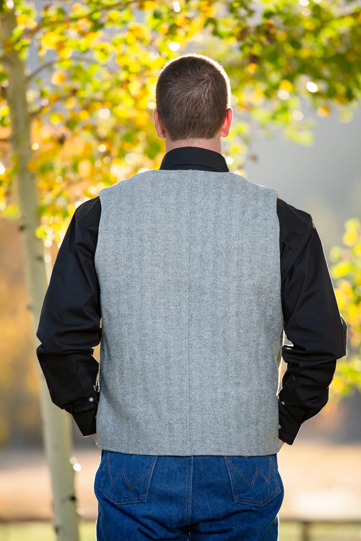Men's Doc Holiday Wool Vest in Doc Holiday