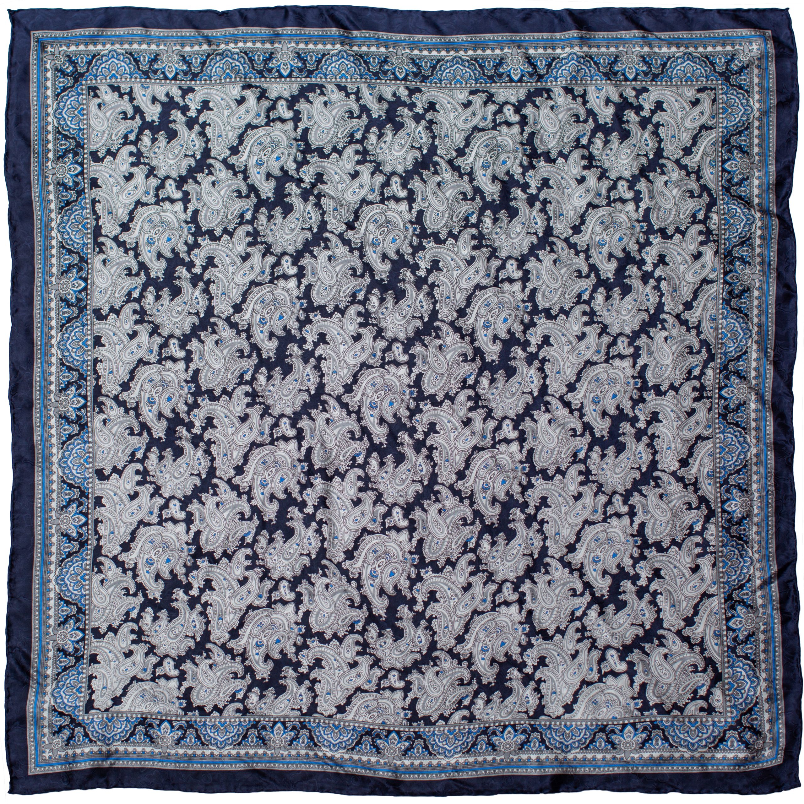 Paisley Silver Cobalt Silver Cobalt Paisley - Image 1