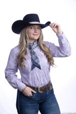 Skinny Paisley Silver Cobalt - Image 2