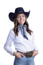Skinny Paisley Silver Cobalt - Image 3
