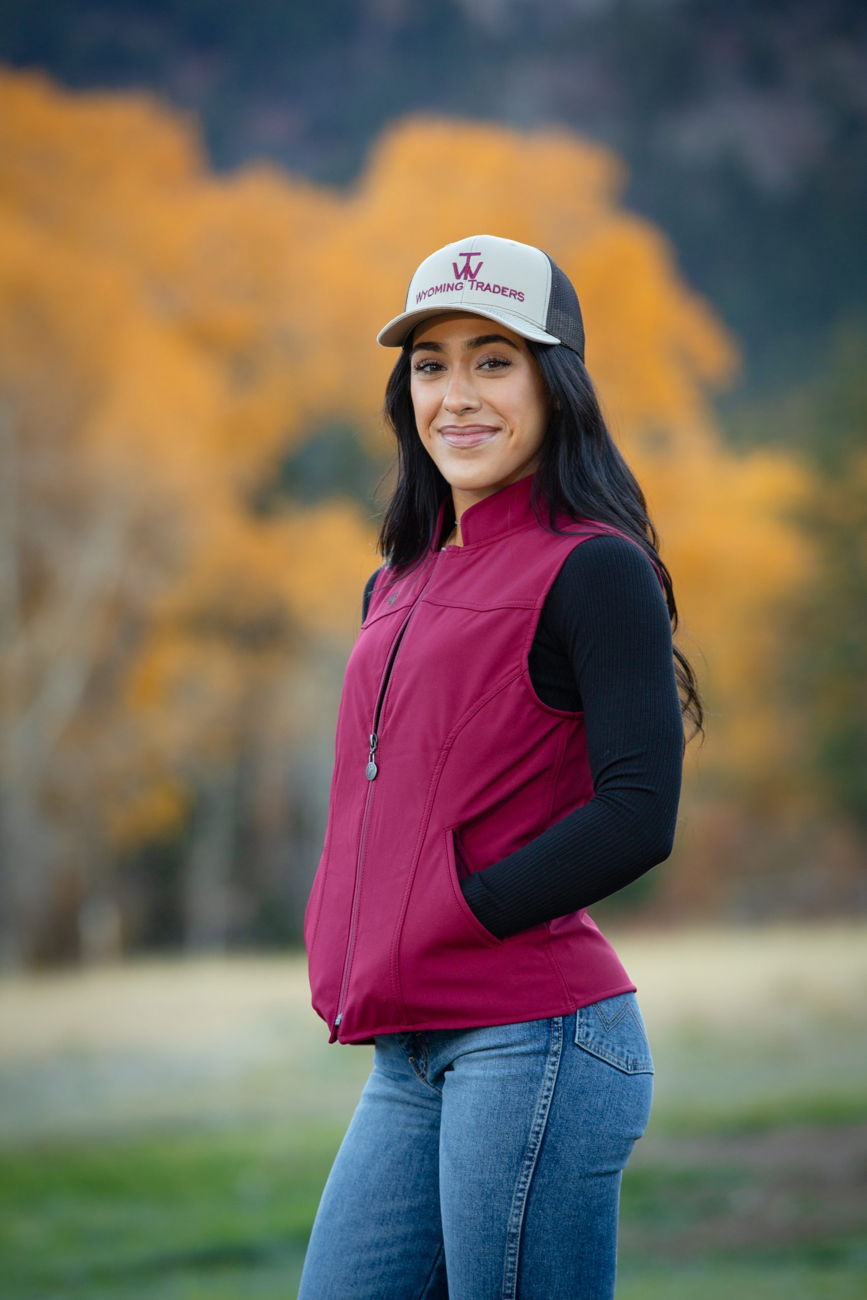 CranberryAshley:BrownTanHat Women's Ashley Vest - Image 1